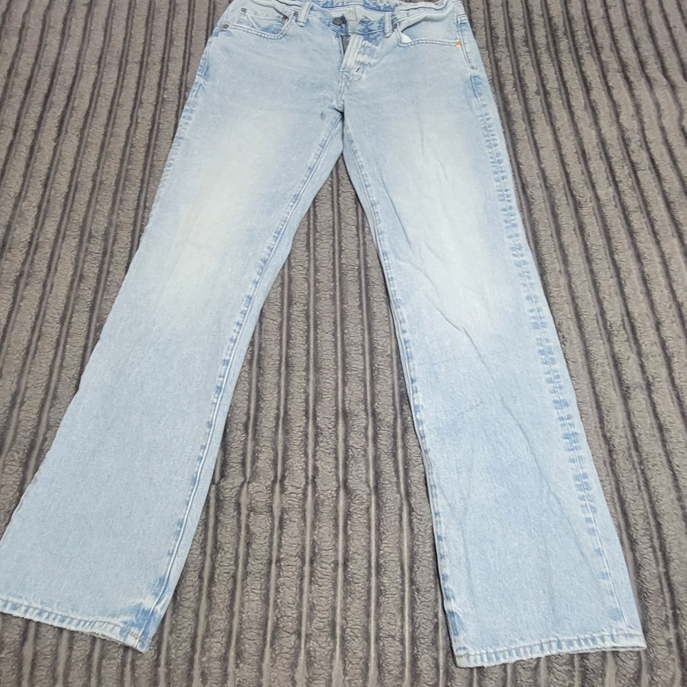 American Eagle Outfitters Blue Straight Leg Jeans